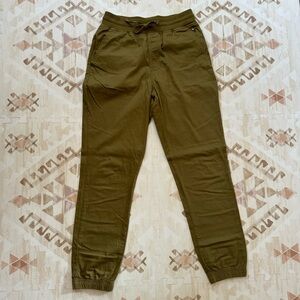 Pact - Boulevard Brushed Twill Jogger - Lizard - S